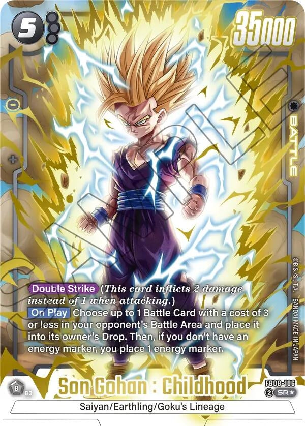 Image for Son Gohan : Childhood - FB08-106 (Alternate Art) (FB08-106) (Saiyan's Pride) - Dragon Ball Super: Fusion World