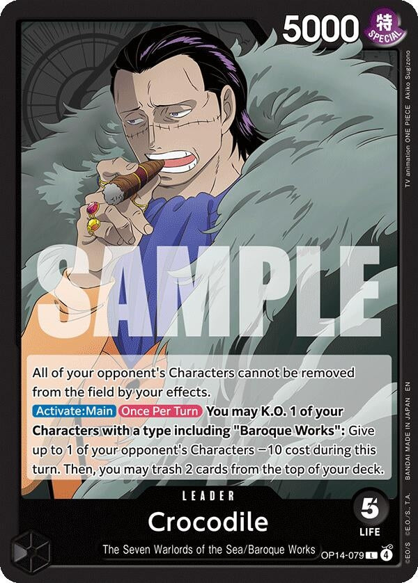Image for Crocodile - OP14-079 (OP14-079) - One Piece Card Game