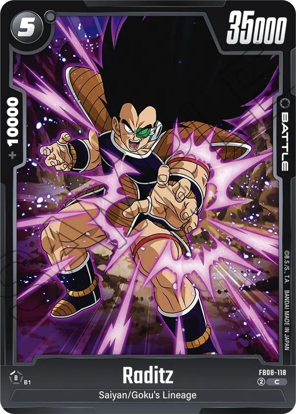 Image for Raditz - FB08-118 (FB08-118) (Saiyan's Pride) - Dragon Ball Super: Fusion World