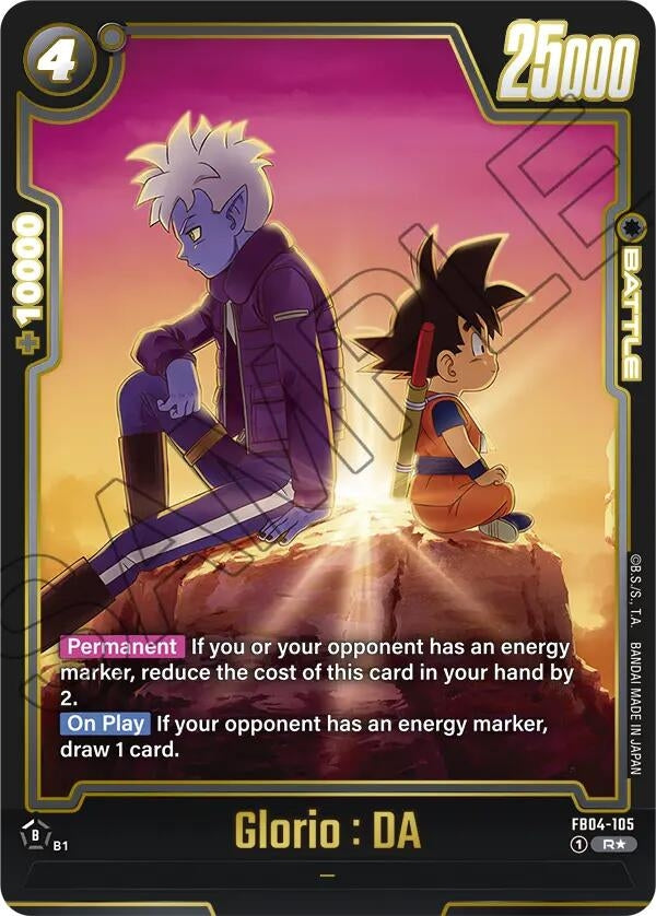 Image for Glorio : DA (Alternate Art) (FB04-105) (Ultra Limit Alternate Art Reprints) - Dragon Ball Super: Fusion World