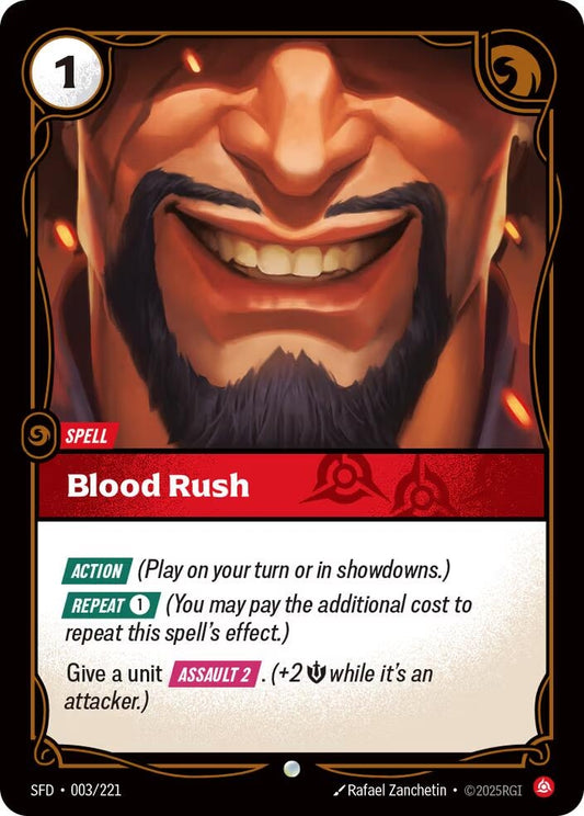 Image for Blood Rush (003/221) - Riftbound: League of Legends Trading Card Game