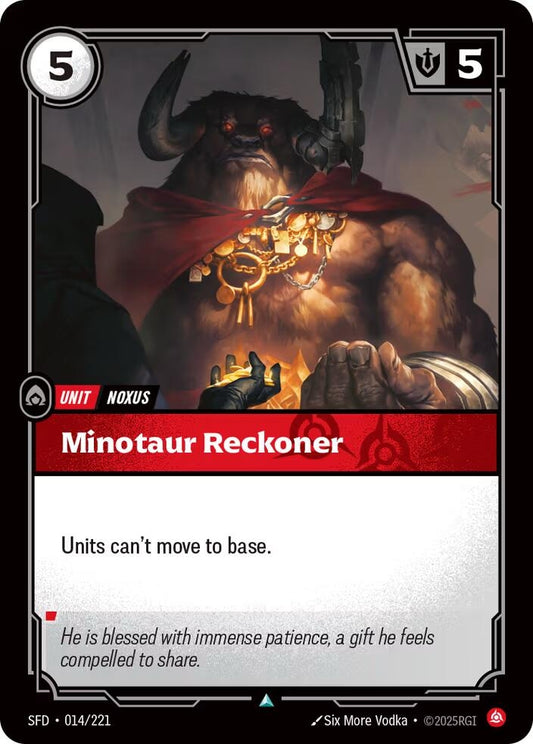 Image for Minotaur Reckoner (014/221) - Riftbound: League of Legends Trading Card Game