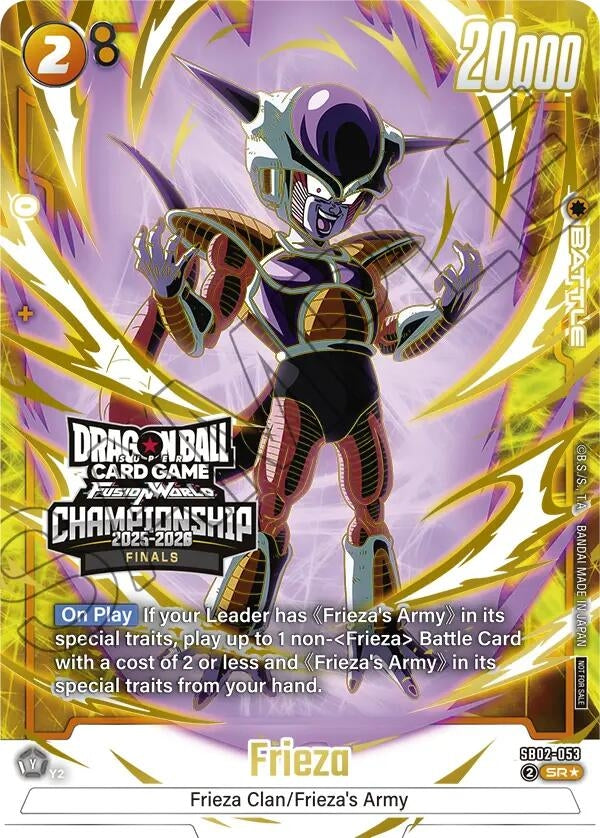 Image for Frieza - SB02-053 (Championship 2025-2026 Finals) (SB02-053) - Dragon Ball Super: Fusion World