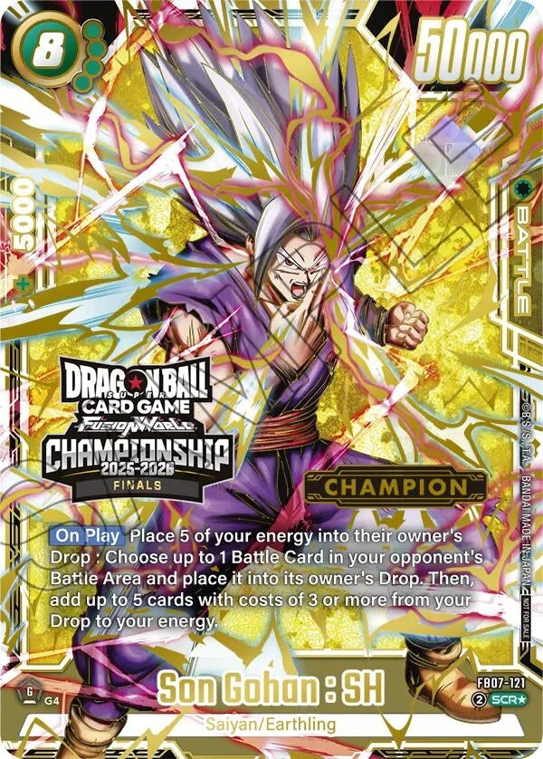 Image for Son Gohan : SH - FB07-121 (Championship 2025-2026 Finals Champion) (FB07-121) - Dragon Ball Super: Fusion World
