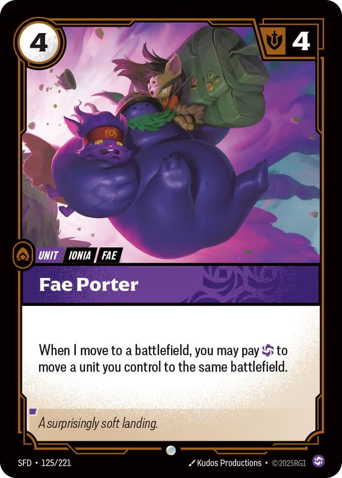 Image for Fae Porter (125/221) - Riftbound: League of Legends Trading Card Game