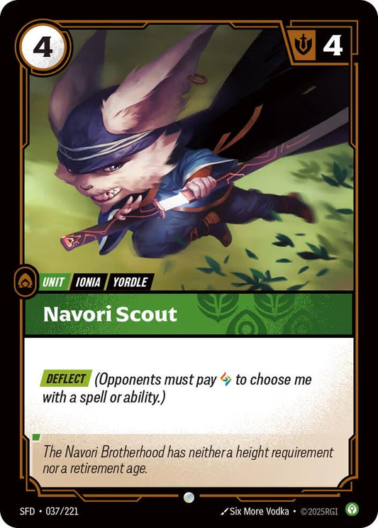 Image for Navori Scout (037/221) - Riftbound: League of Legends Trading Card Game