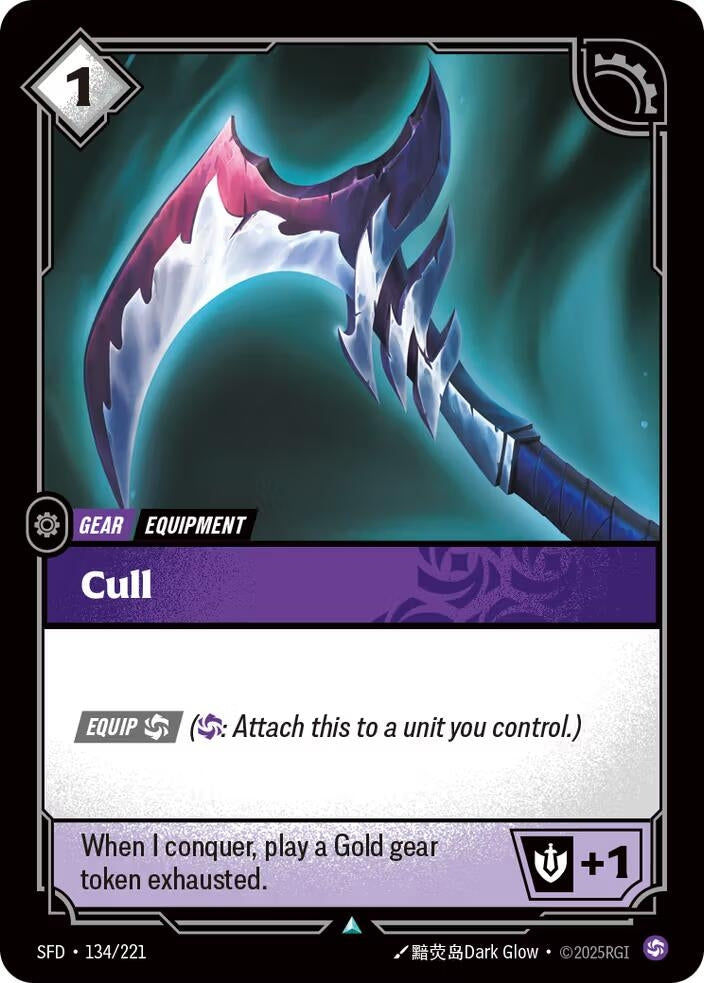 Image for Cull (134/221) - Riftbound: League of Legends Trading Card Game