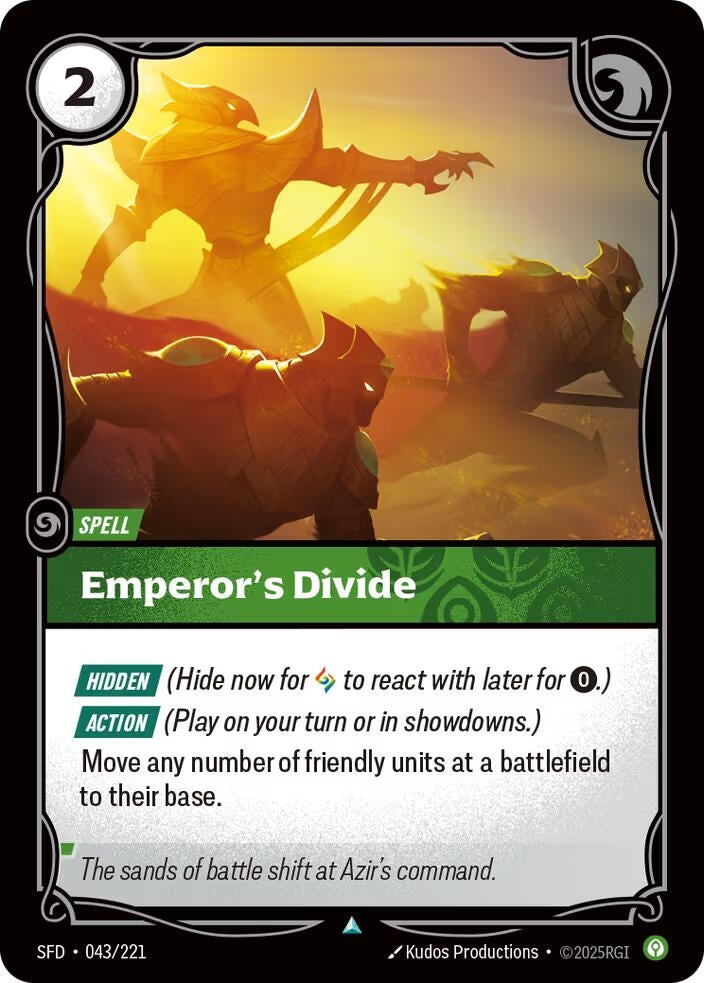 Image for Emperor's Divide (043/221) - Riftbound: League of Legends Trading Card Game