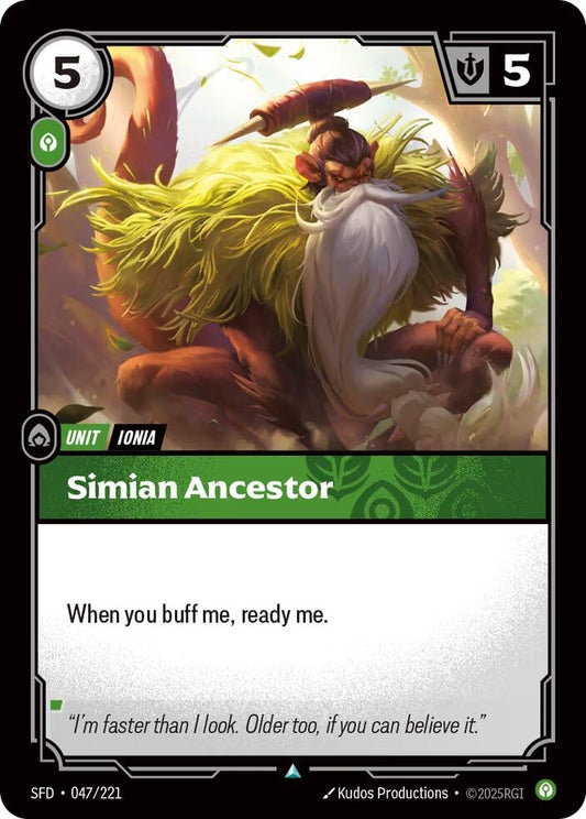 Image for Simian Ancestor (047/221) - Riftbound: League of Legends Trading Card Game