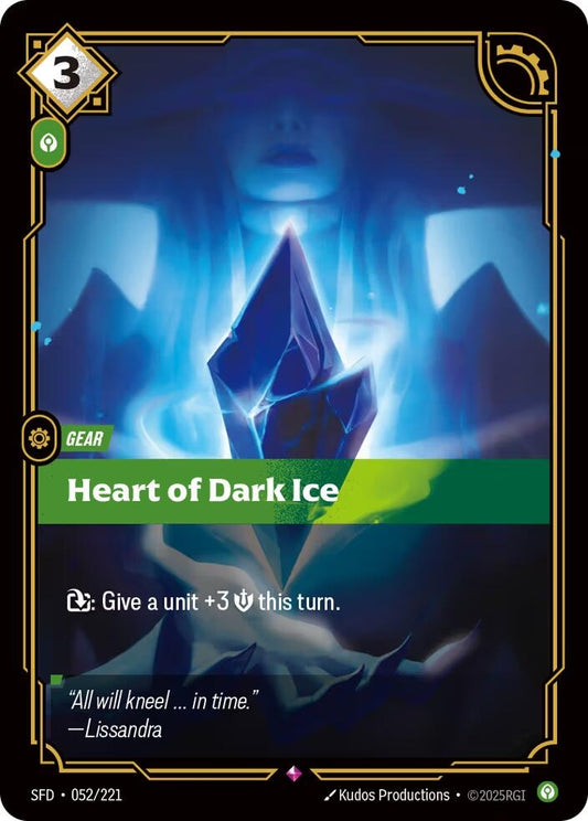 Image for Heart of Dark Ice (052/221) - Riftbound: League of Legends Trading Card Game