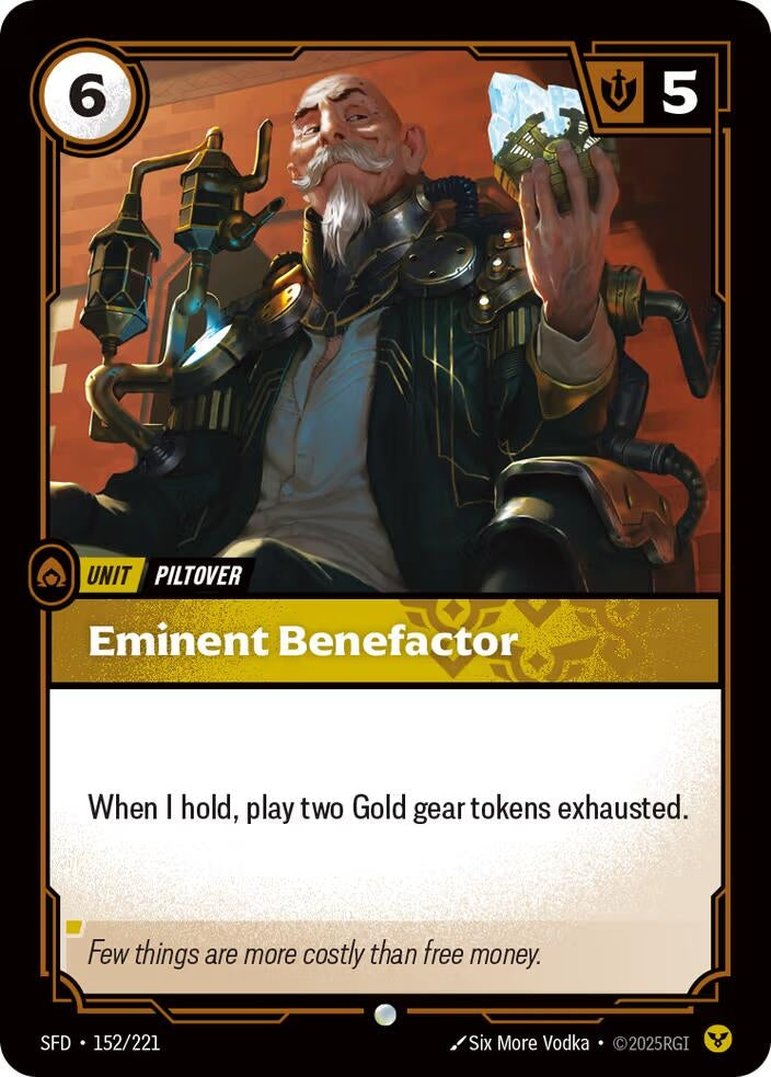 Image for Eminent Benefactor (152/221) - Riftbound: League of Legends Trading Card Game