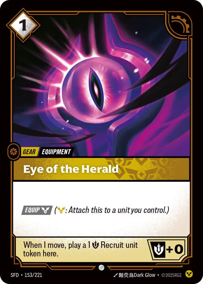 Image for Eye of the Herald (153/221) - Riftbound: League of Legends Trading Card Game