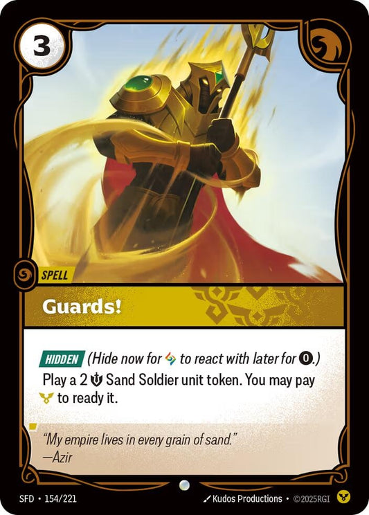 Image for Guards! (154/221) - Riftbound: League of Legends Trading Card Game