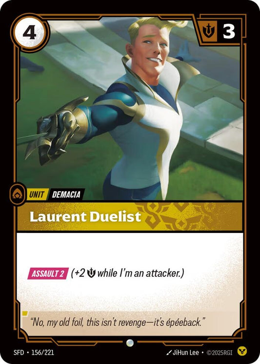 Image for Laurent Duelist (156/221) - Riftbound: League of Legends Trading Card Game