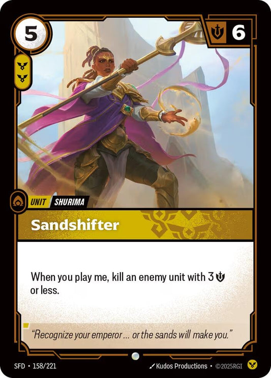 Image for Sandshifter (158/221) - Riftbound: League of Legends Trading Card Game