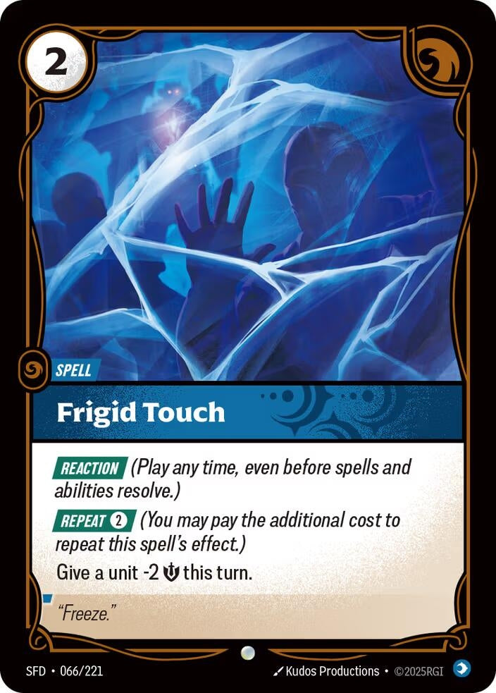 Image for Frigid Touch (066/221) - Riftbound: League of Legends Trading Card Game
