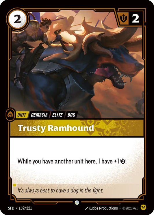 Image for Trusty Ramhound (159/221) - Riftbound: League of Legends Trading Card Game
