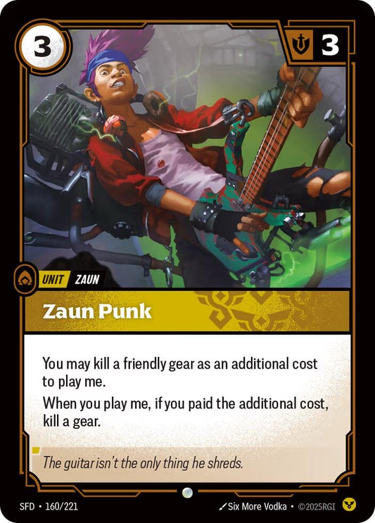 Image for Zaun Punk (160/221) - Riftbound: League of Legends Trading Card Game