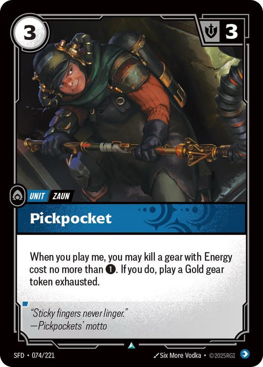 Image for Pickpocket (074/221) - Riftbound: League of Legends Trading Card Game