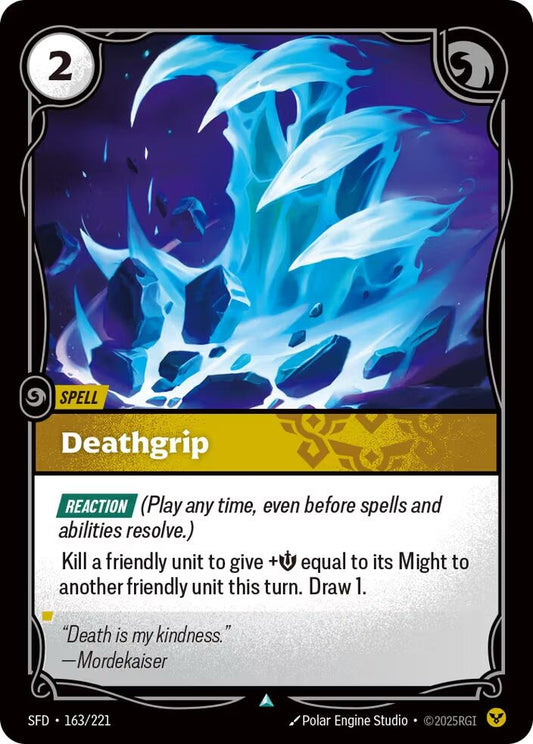 Image for Deathgrip (163/221) - Riftbound: League of Legends Trading Card Game
