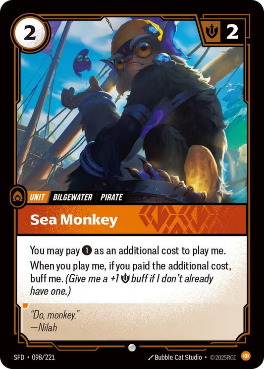Image for Sea Monkey (098/221) - Riftbound: League of Legends Trading Card Game
