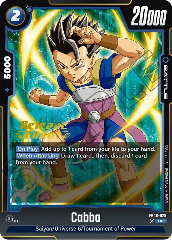 Image for Cabba - FB08-028 (FB08-028) - Dragon Ball Super: Fusion World