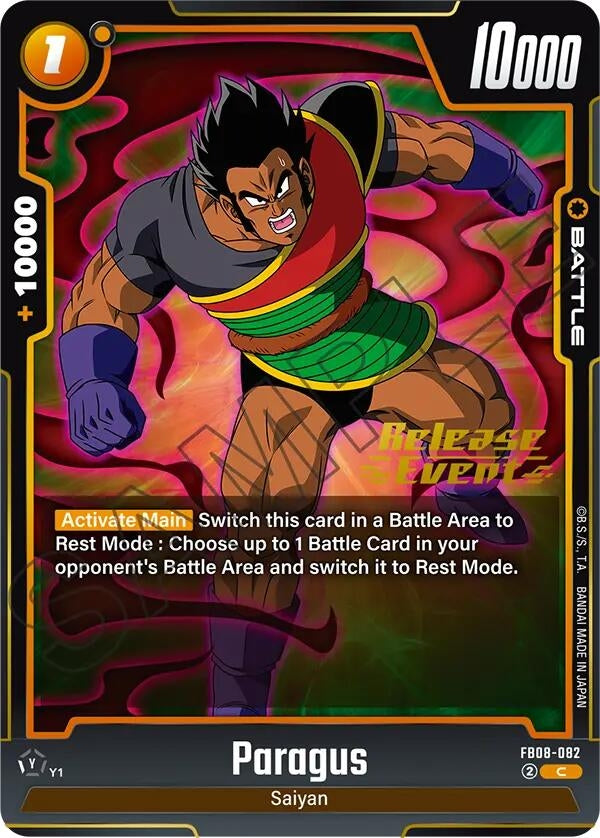 Image for Paragus - FB08-082 (FB08-082) - Dragon Ball Super: Fusion World