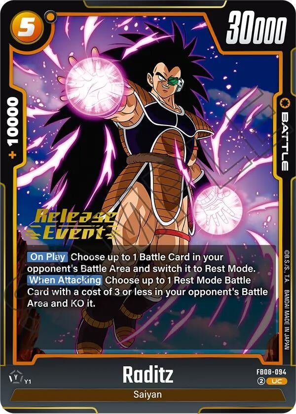 Image for Raditz - FB08-094 (FB08-094) - Dragon Ball Super: Fusion World