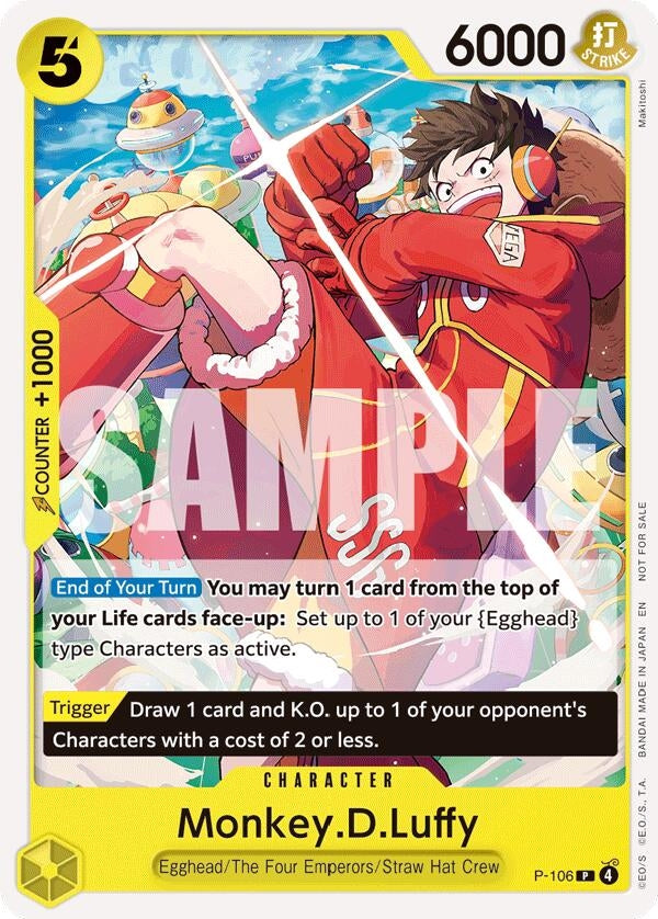 Image for Monkey.D.Luffy (Store Tournament 2025 Vol. 4) (P-106) - One Piece Card Game