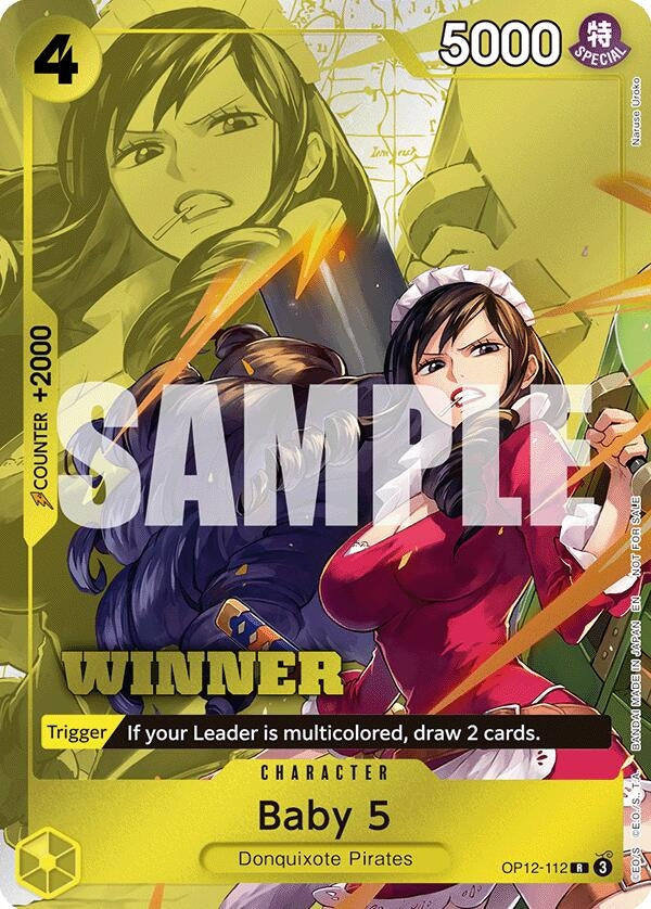 Image for Baby 5 (Winner Pack 2026 Vol. 1) (OP12-112) - One Piece Card Game