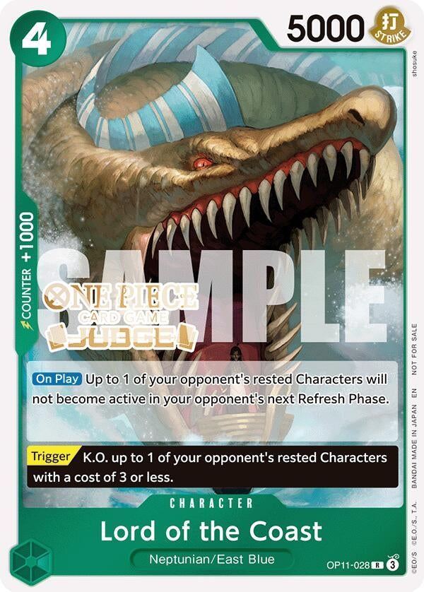 Image for Lord of the Coast (Judge Pack Vol. 7) (OP11-028) - One Piece Card Game