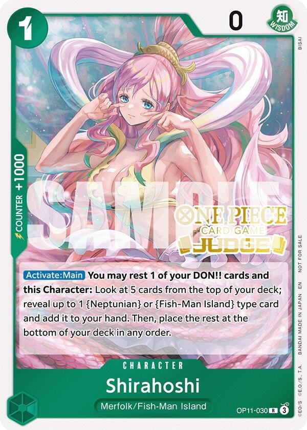 Image for Shirahoshi (Judge Pack Vol. 7) (OP11-030) - One Piece Card Game