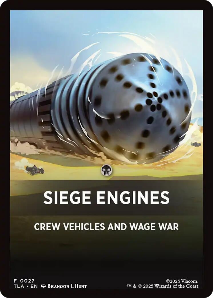 Image for Siege Engines Theme Card (27) (Avatar: The Last Airbender) - Magic: The Gathering