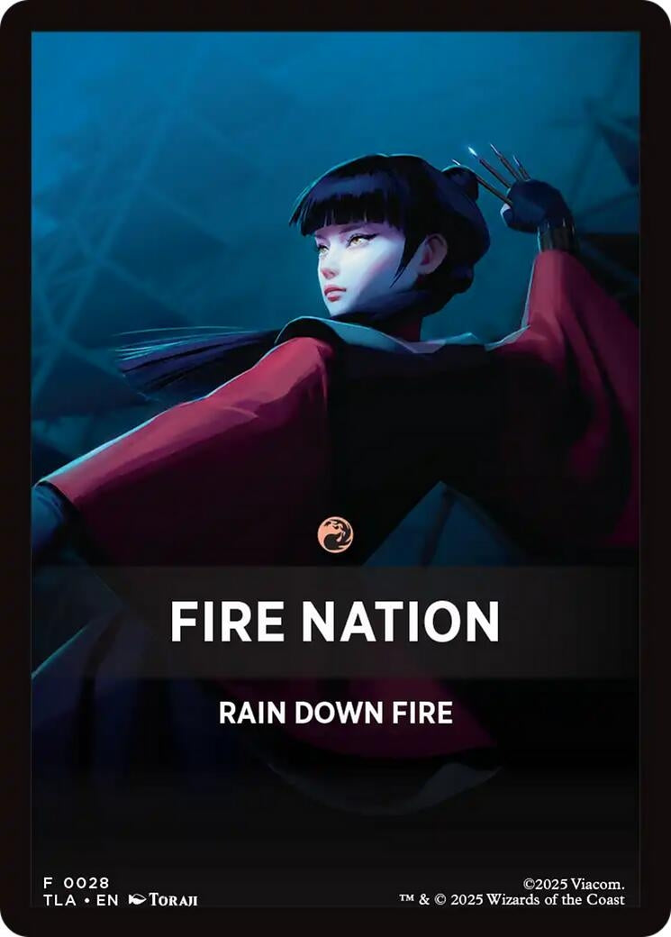 Image for Fire Nation Theme Card (28) (Avatar: The Last Airbender) - Magic: The Gathering