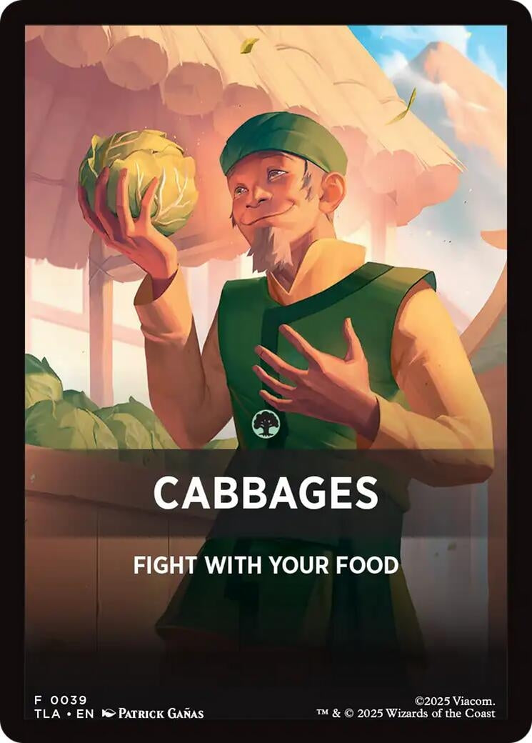 Image for Cabbages Theme Card (39) (Avatar: The Last Airbender) - Magic: The Gathering