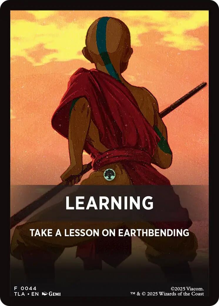 Image for Learning Theme Card (44) (Avatar: The Last Airbender) - Magic: The Gathering