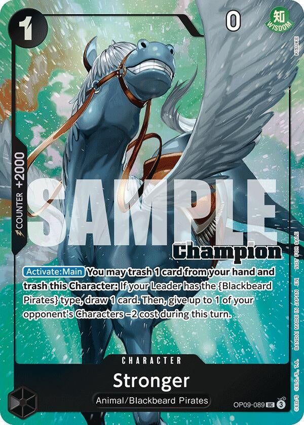 Image for Stronger (CS 25-26 Winner Card Set 2) (OP09-089) (One Piece Promotion Cards) - One Piece Card Game