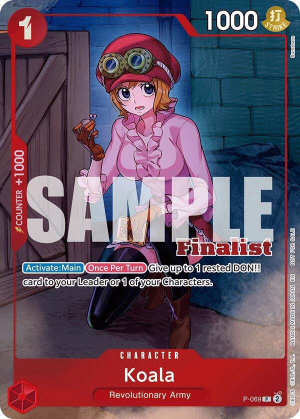 Image for Koala (CS 25-26 Finalist Card Set 2) (P-069) (One Piece Promotion Cards) - One Piece Card Game