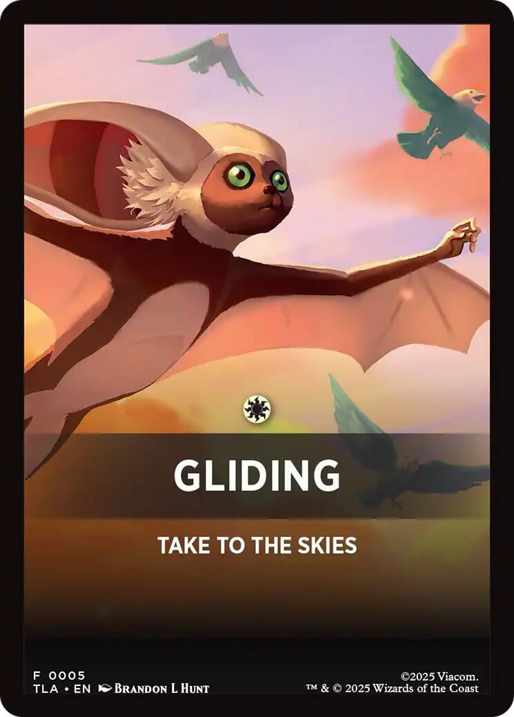 Image for Gliding Theme Card (5) (Avatar: The Last Airbender) - Magic: The Gathering