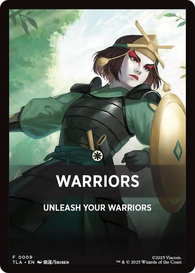 Image for Warriors Theme Card (9) (Avatar: The Last Airbender) - Magic: The Gathering