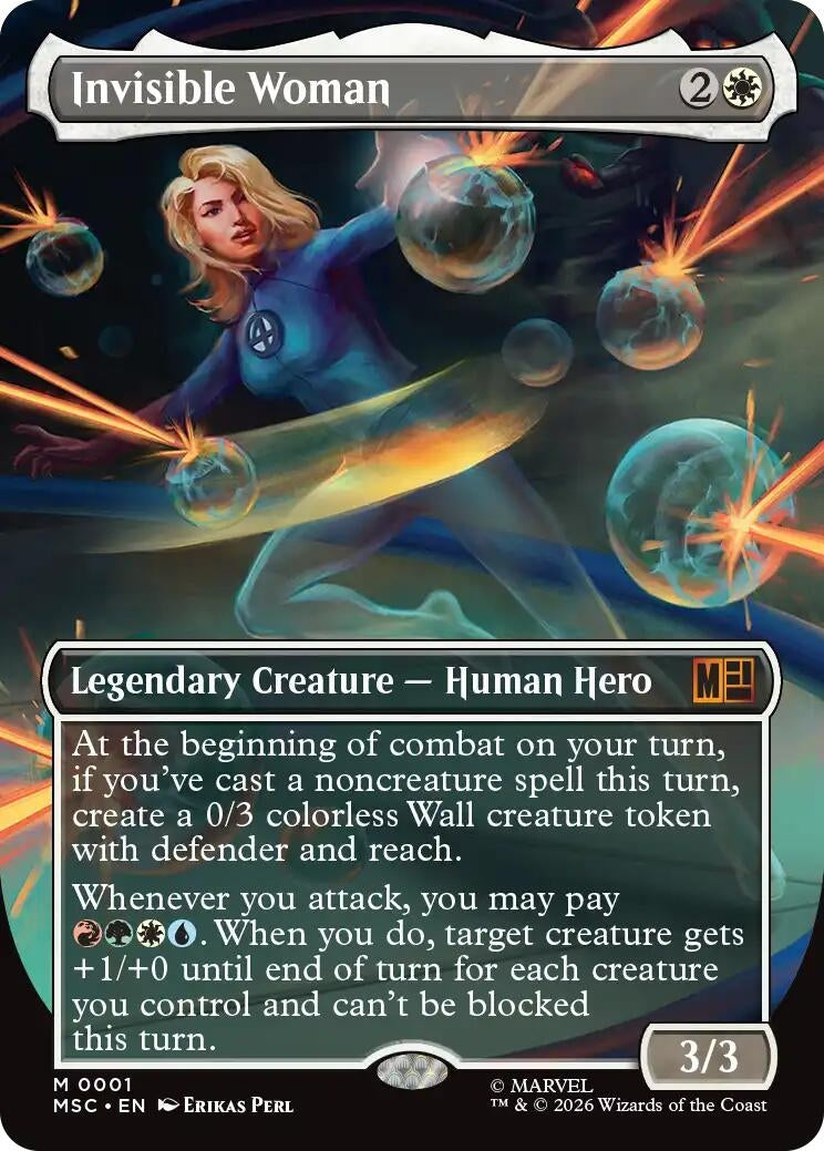 Image for Invisible Woman (Borderless) (1) - Magic: The Gathering