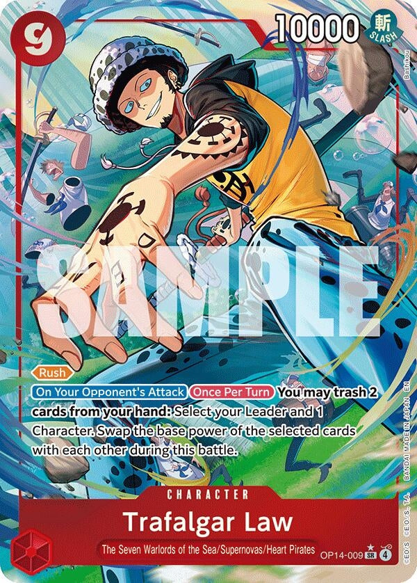 Image for Trafalgar Law - OP14-009 (Alternate Art) (OP14-009) - One Piece Card Game