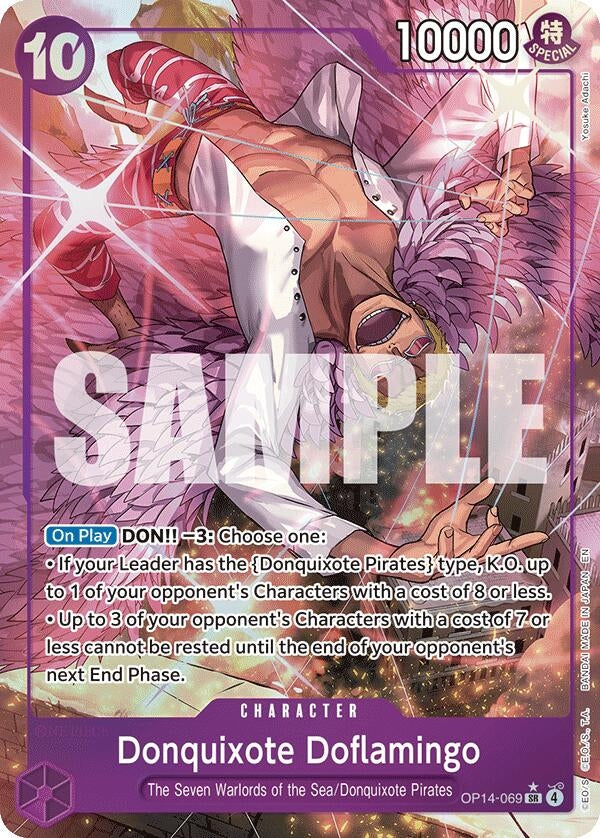 Image for Donquixote Doflamingo - OP14-069 (Alternate Art) (OP14-069) - One Piece Card Game