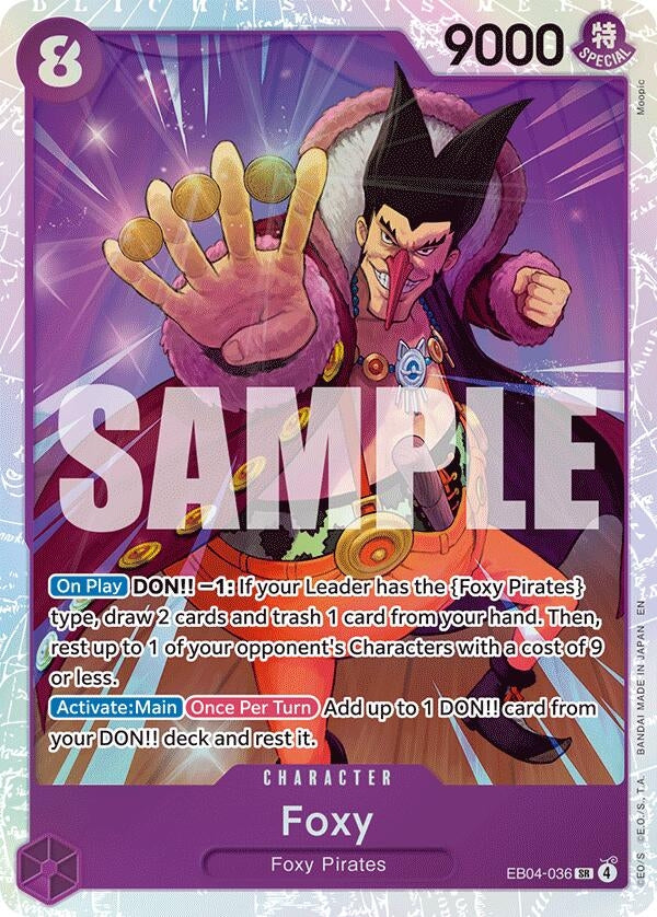 Image for Foxy (EB04-036) - One Piece Card Game