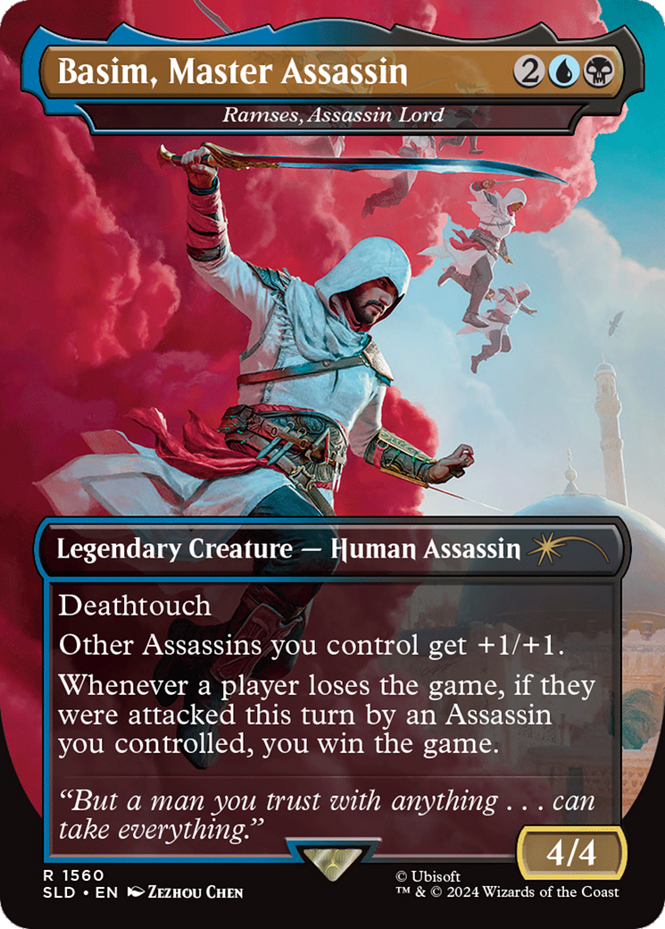 Basim, Master Assassin - Ramses, Assassin Lord (Rainbow Foil) [Secret Lair Drop Series] | Red Riot Games CA