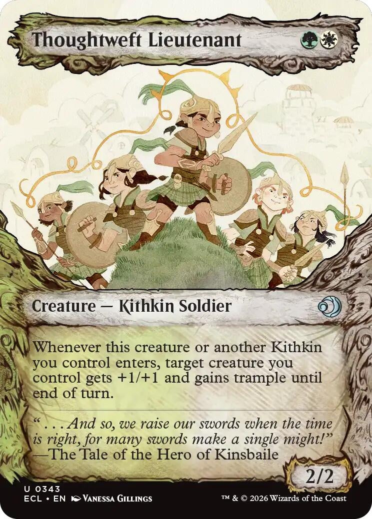 Image for Thoughtweft Lieutenant (Showcase) (343) - Magic: The Gathering