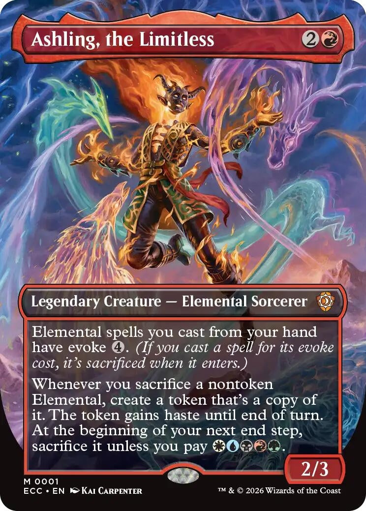 Image for Ashling, the Limitless (Borderless) (1) - Magic: The Gathering