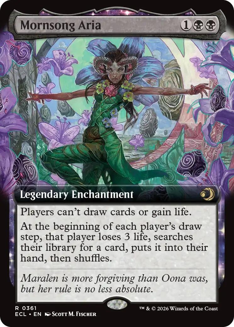 Image for Mornsong Aria (Extended Art) (361) - Magic: The Gathering