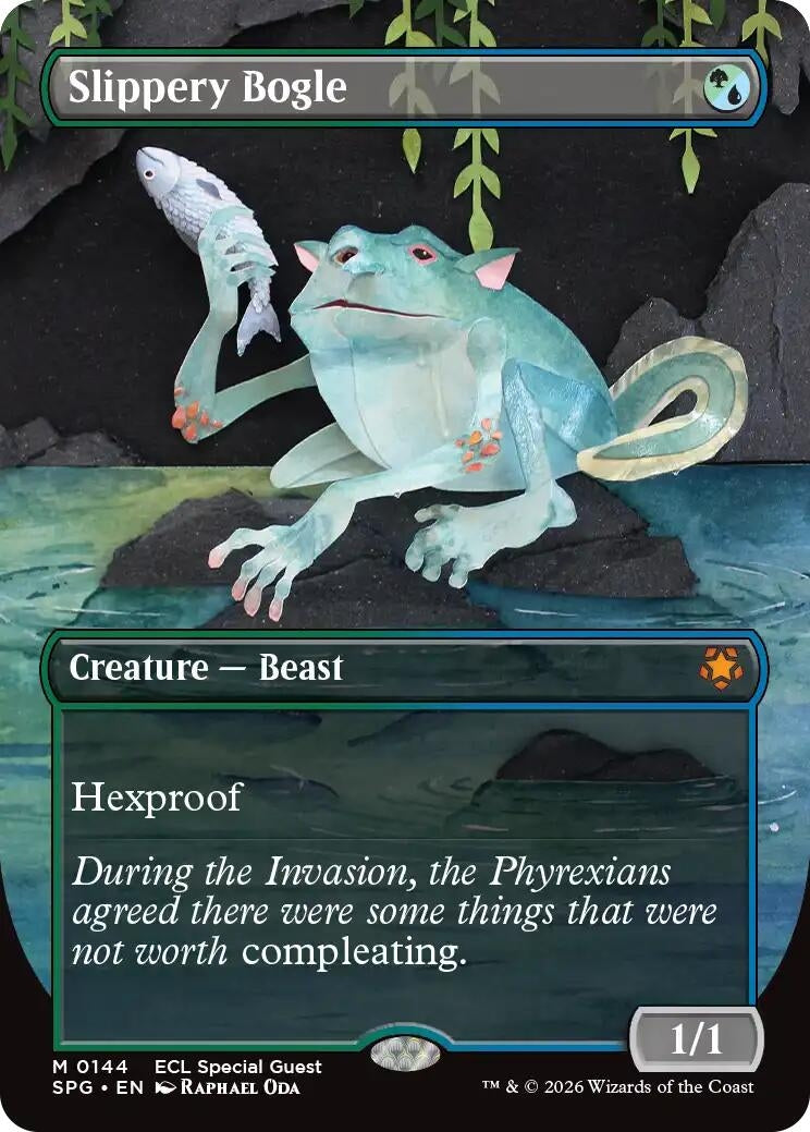 Image for Slippery Bogle (Borderless) (144) - Magic: The Gathering
