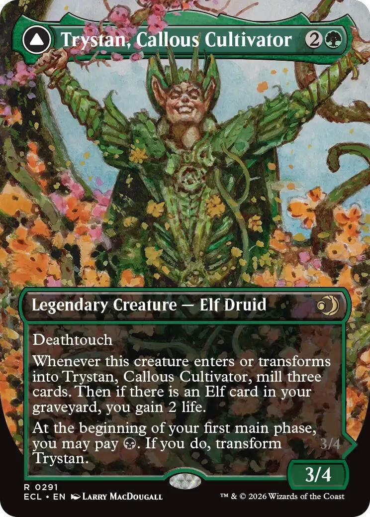 Image for Trystan, Callous Cultivator (Borderless) (291) - Magic: The Gathering